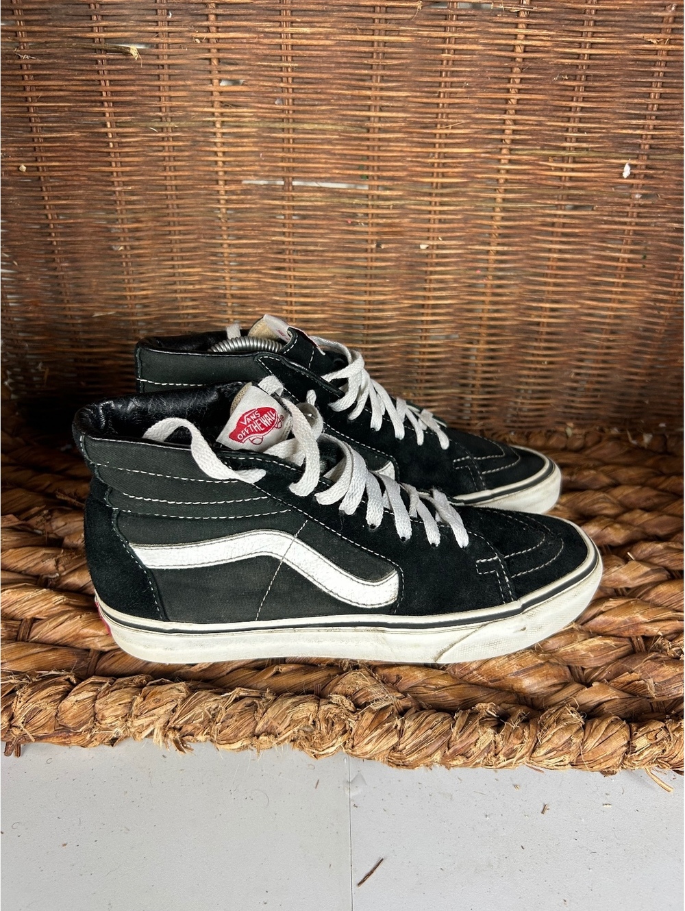 Vans Sk8-Hi black high top sneakers